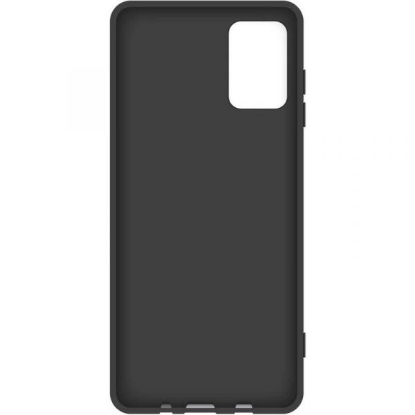 Чехол (клип-кейс) BoraSCO Silicone Case 39336 для Samsung Galaxy M51, черный матовый